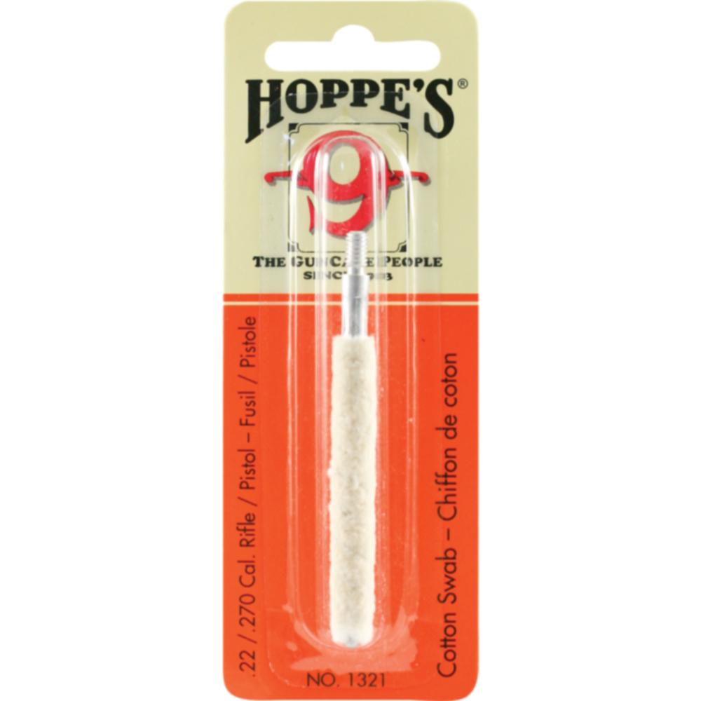 Hoppe's 1321 Cleaning Swab .22 .270 Caliber Cotton 10 Pack - View 2