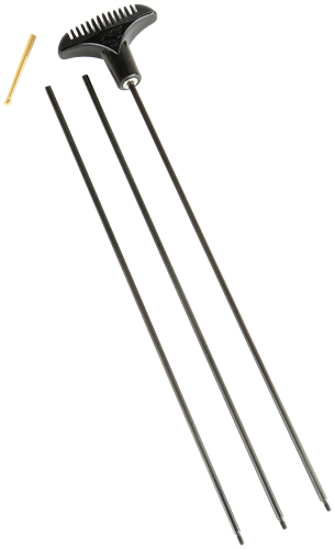 Hoppe's 3 Piece Rifle Cleaning Rod .17 Caliber 33" Steel 5x40 Thread - View 2