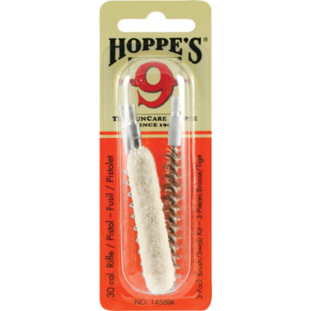 Hoppes 3 Pack .30 Caliber Brush & Swab Set Md: 1456BK - View 2