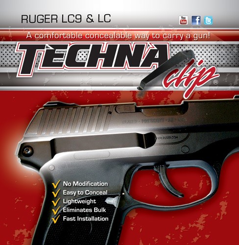 Techna Clip Ruger LC9 Conceal Carry Clip - View 2