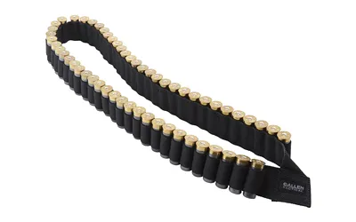 Allen Heavy Duty Bandolier 56 Shotgun Shells 12 Gauge 2" Wide Nylon Black - View 2