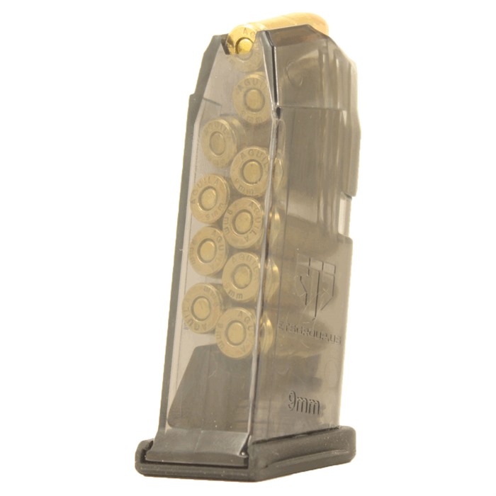 Elite Tactical Systems Group Mag 9MM 10 Rounds Smoke Fits Glock 26 GLK-26 - View 3