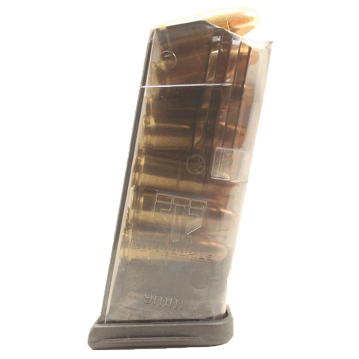 Elite Tactical Systems Group Mag 9MM 10 Rounds Smoke Fits Glock 26 GLK-26 - View 4