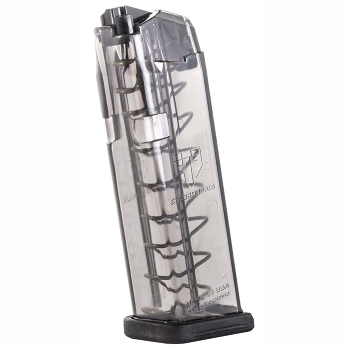 Elite Tactical Systems 9mm Glock 19 Magazine - 10-Round Polymer Smoke GLK-19-10 - View 2