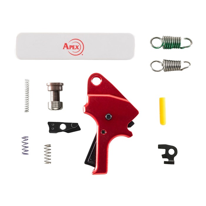 Apex Tactical 100153 Forward Set Sear & Trigger Kit Red for S&W M&P 2.0 - View 2