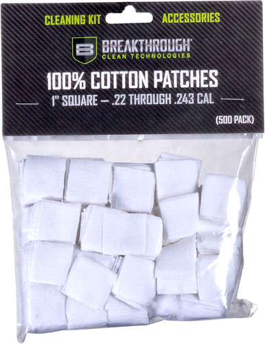 Breakthrough Clean BTCPS1200 Square Patches .22-243 Cal 200 pieces - View 2