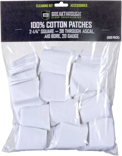 Breakthrough Clean BTCPS21450 Square Cleaning Patches For .38-.45 Cal &... - View 2