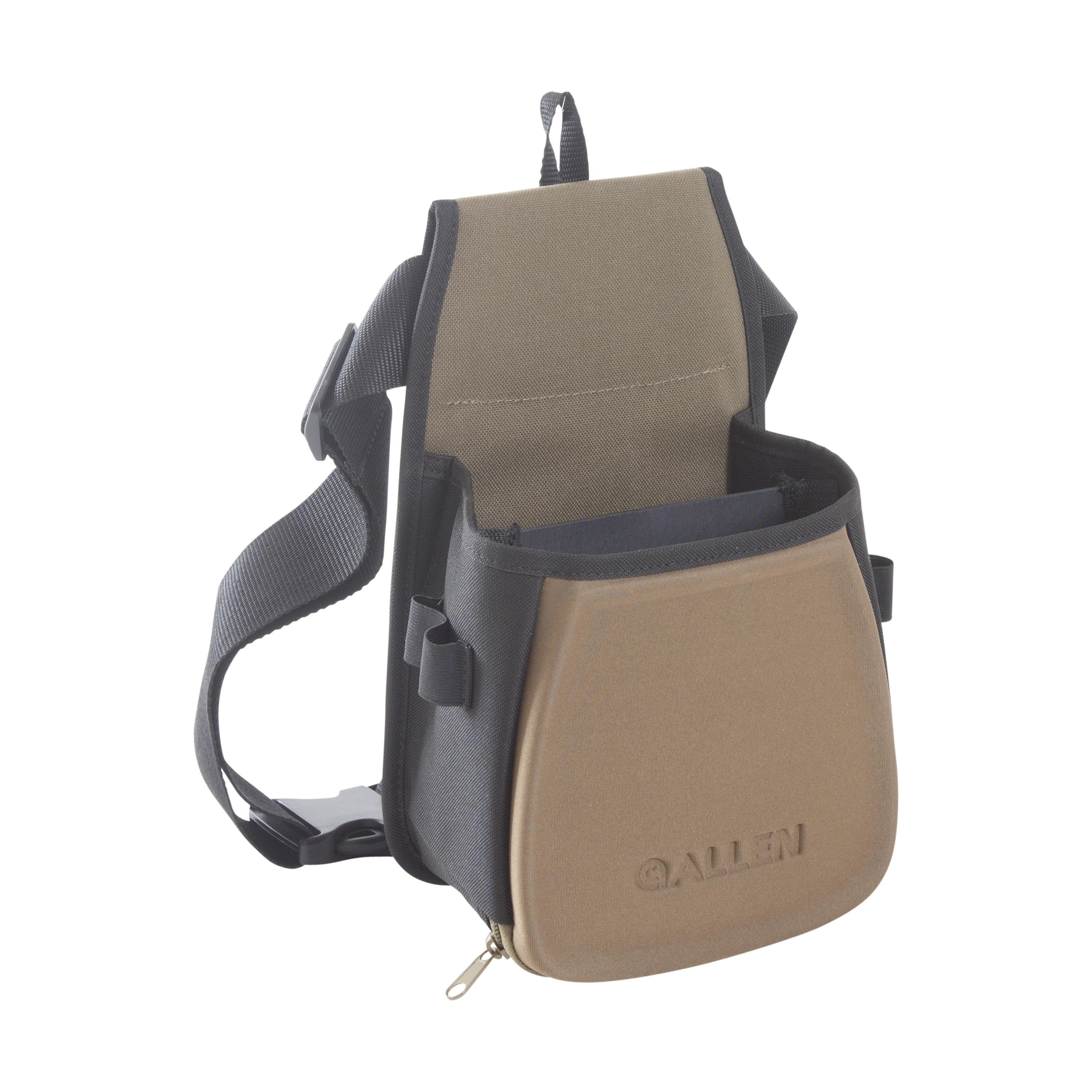 Allen 8303 Eliminator Basic Shooting Bag Black Tan 7x4.75x12 Double Compart - View 2