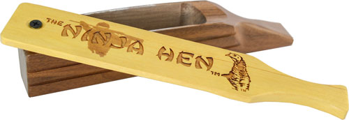 Woodhaven WH088 Ninja Hen Box Call Walnut Yellowheart Lid Turkey Call - View 2