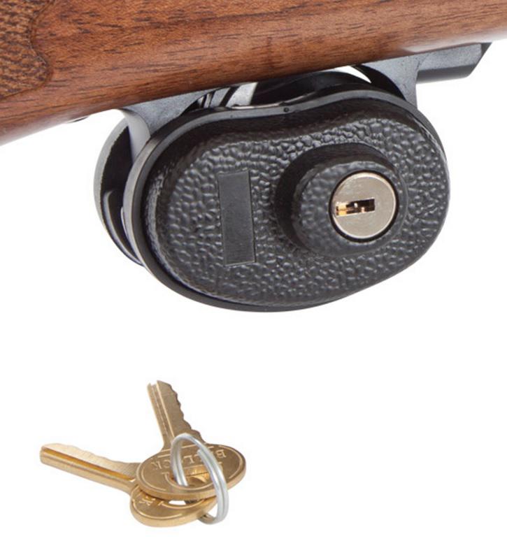 Allen Trigger Gun Lock - Works for Shotguns, Rifles, and Handguns - Black - View 2