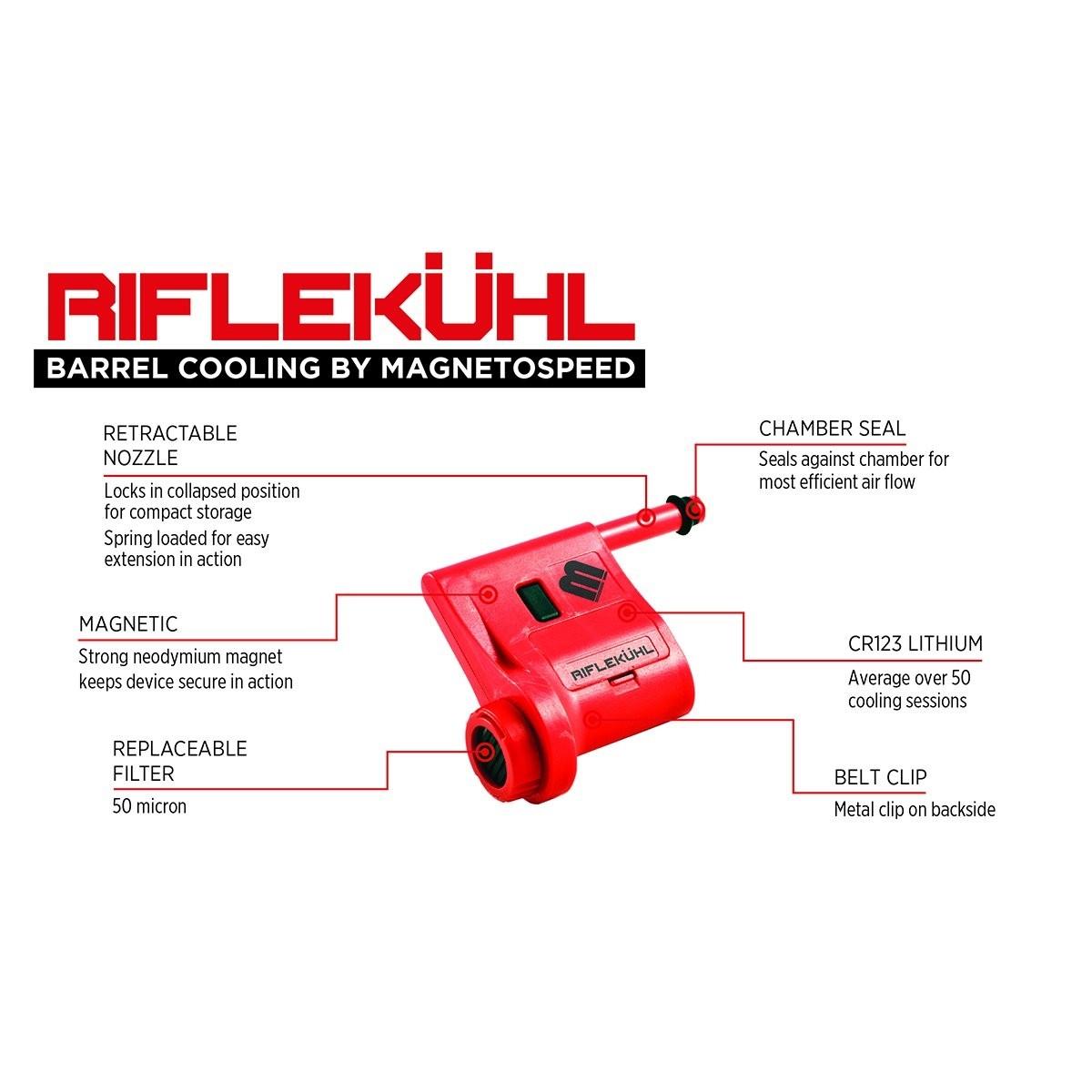 Magnetospeed Riflekuhl Barrel Cooler with Cr123a Battery - View 2