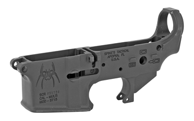 Spikes STLS019 Spider Stripped Lower Receiver with Billet Markings Multi... - View 4