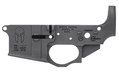 Spike's Tactical STLS021 Spartan AR-15 Lower Receiver 7075-T6 Aluminum Black - View 3