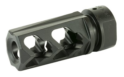 Fortis 9MM-MB-BLK-28 Muzzle Brake, 9MM, 1/2x28, Black, 4140 Steel - View 4