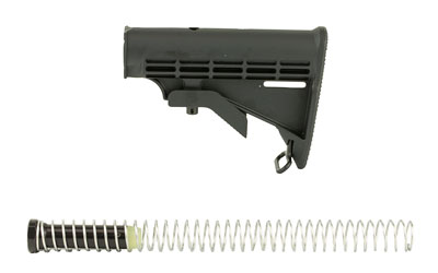 Spike's Tactical M4 Complete Black Stock Kit - ST-T2 Buffer, Tube, Spring, Castle Nut, End Plate - View 2