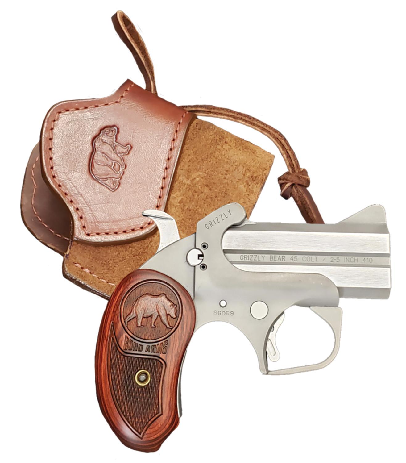 Bond Arms Grizzly Bear 45LC/410 GA 3" Rosewood Grips Holster - View 2