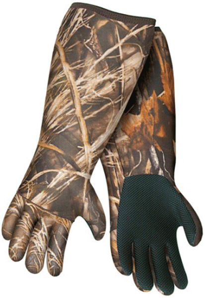 Allen Neoprene Waterproof Decoy Gloves 18" Length Realtree Max-5 Camo - View 2