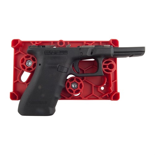Apex Tactical 104001 Red Polymer Armorer's Block for Pistols, 7-Inch - View 2
