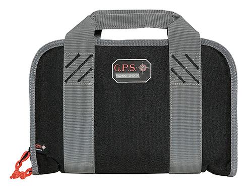 GOUTDOORS Double W/ Quilted Tricot Lining Nylon Black Pistol Case (1308PC) - View 2