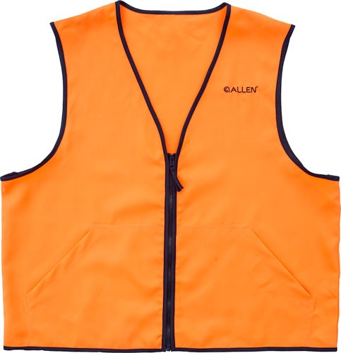 Allen Deluxe Blaze Vest Large Polyester Heavy Duty Zipper Two Pockets - View 2