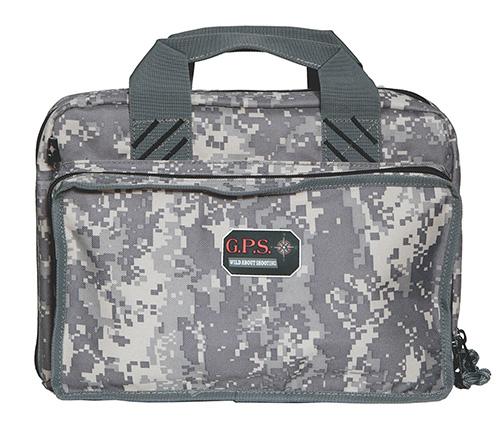 GPS 1310PCDC Quad Pistol Range Bag, Fall Digital Camo, Holds 4 Handguns - View 2