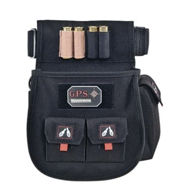 G-Outdoors GPS-1093CSP Deluxe Double Shotshell Pouch Olive 600D Polyester - View 2