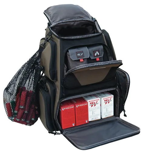 GPS 1611SC Sporting Clays Backpack Olive w/Rain Cover, Visual ID - View 2