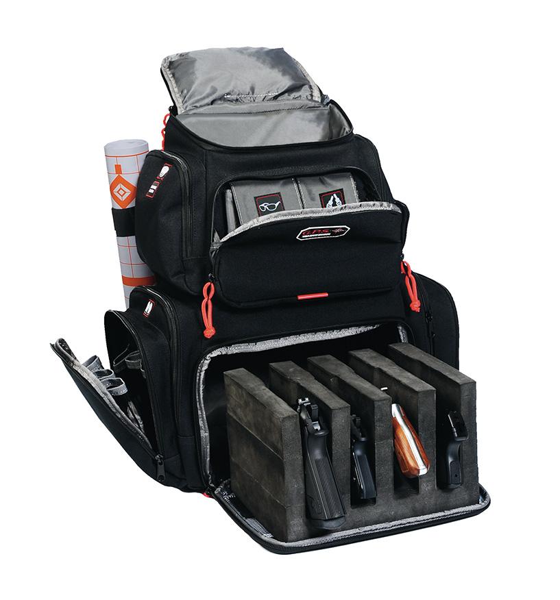 G Outdoors GPS-1711BP Handgunner Backpack 4 Gun Cradle Black - View 2