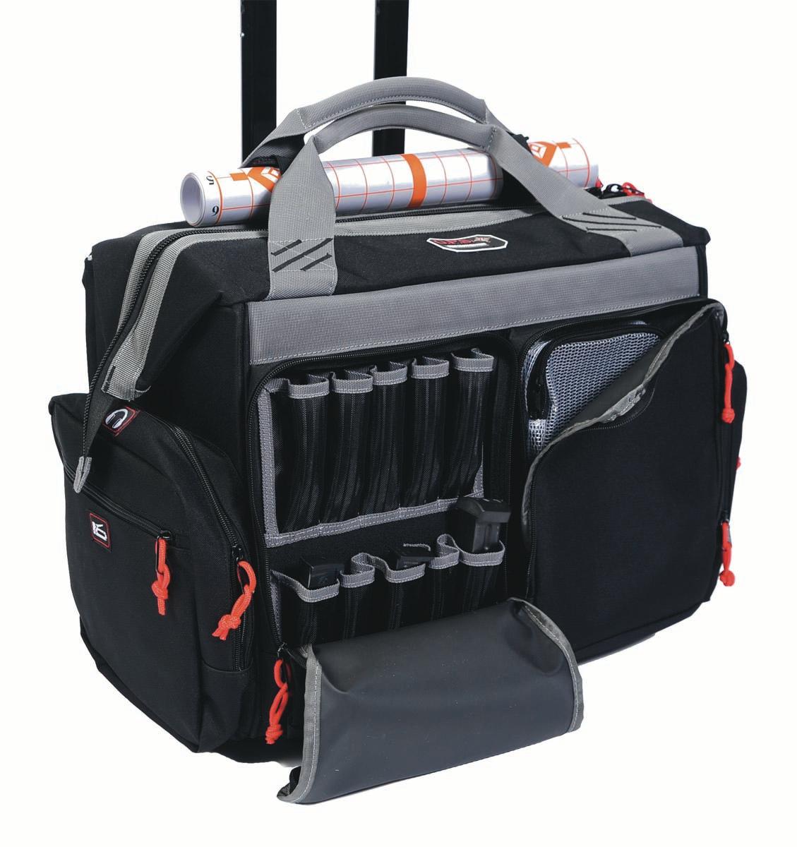 G Outdoors Inc. G*Outdoors Rolling Range Bag Canvas Smooth Black 2215RB - View 2