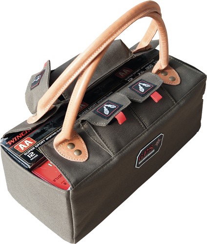 G.P.S. Tactical Shotgun Shell Tote Holds 6 12 Gauge Boxes Olive Green - View 2