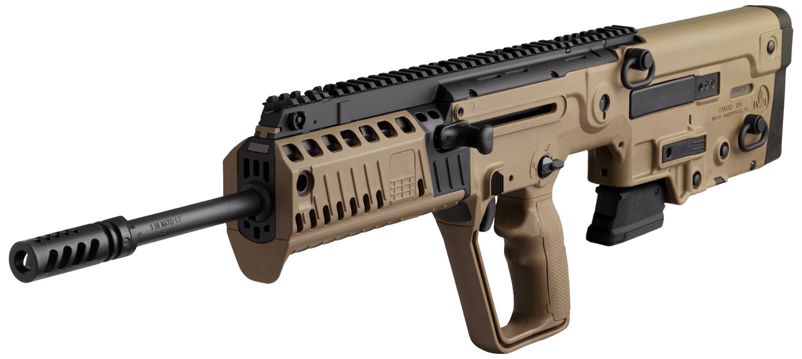 IWI Tavor X95 .223 Rem/5.56 NATO 18.5in 10rd FDE Semi-Auto Rifle (XFD18RS) - View 2