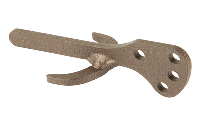 Skullhooker SKHMHASSYBRN Mini Hooker Brown Steel European Skull Mount - View 4