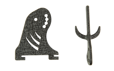 Skull Hooker Arm Prong for Trophy Tree Black - View 2
