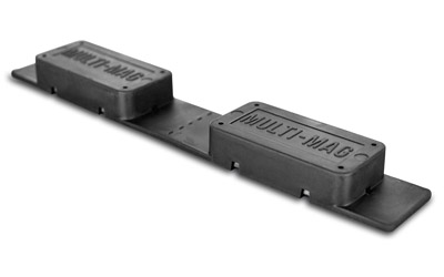 Gun Storage Solutions Multi-Mags MULTMAG2 Black Magnet Strip 2 Strips - View 3