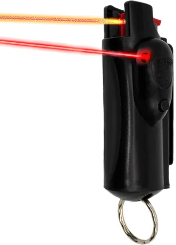 GuardDog ACCUFIRE 0.50oz Pepper Spray Laser Keychain Black 0.50 OZ - View 2