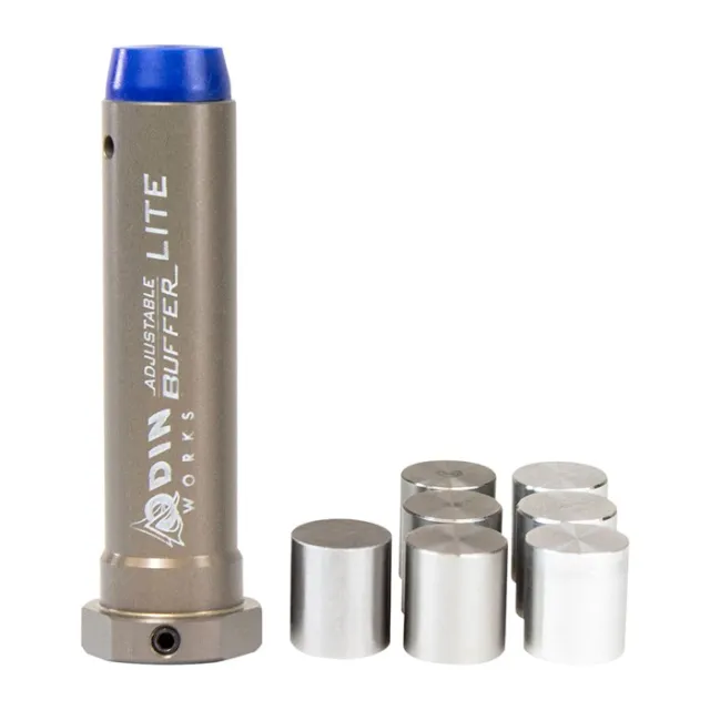 Odin Works OSABSAR15LITE Adjustable AR-15 Buffer 2.1-4.2 oz Aluminum - View 2