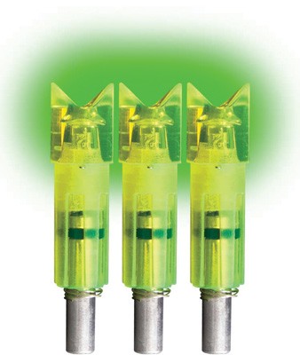 Lumenok ECC3G Lighted Nock Green Crescent Easton Carbon 3-Pack - View 2