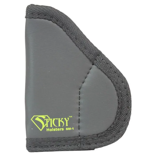 Sticky Holsters SM-1 Micro Pistol Holster, Ambidextrous, Non-Slip, Black - View 2