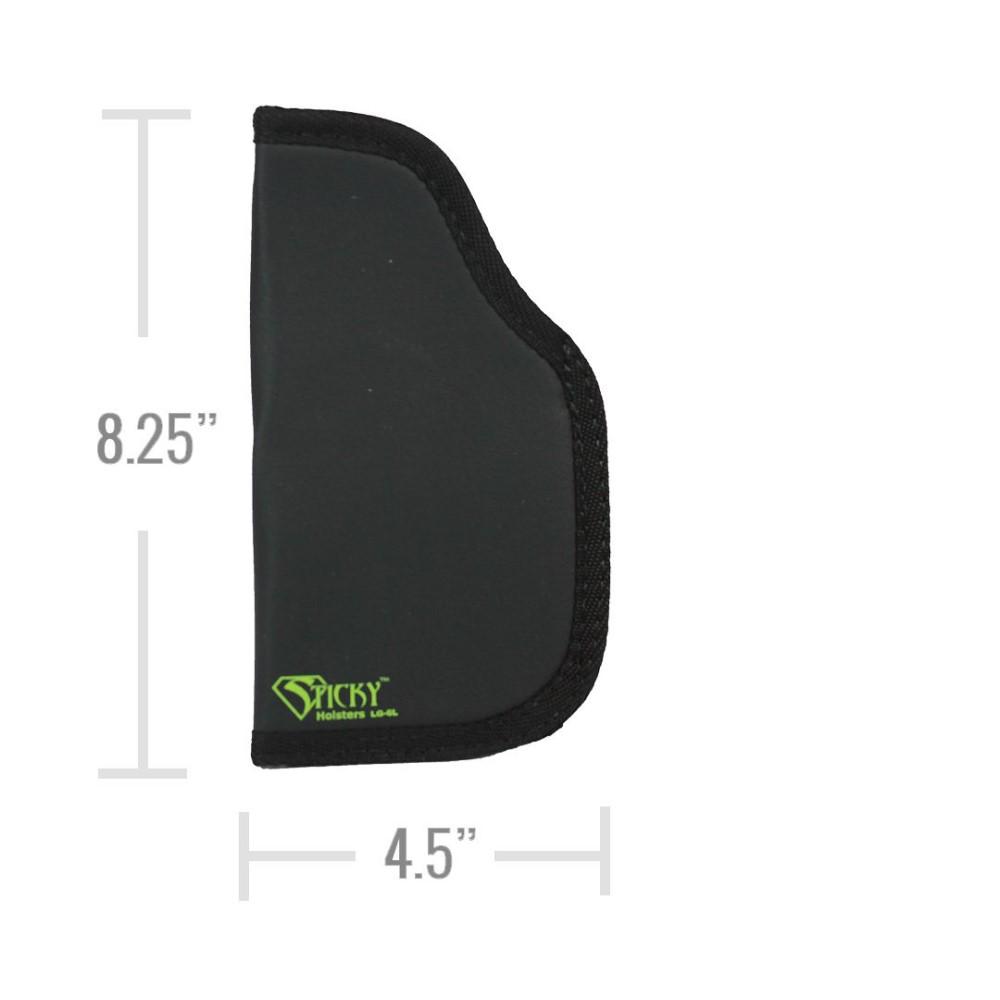 Sticky Holsters LG6LMODLS Black/Green Ambidextrous Holster 4-5" Auto - View 2