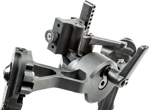 Accu-Tac FCSRBG200 FC-5 G2 Bipod, Black Aluminum, 6"-10.6" Adjustment - View 2
