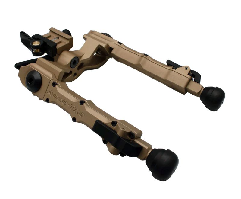Accu-Tac Bipod Wide Body Rifle 7.5" MAX Height Picatinny Tan - View 2