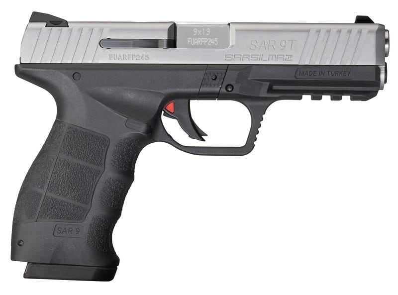 SAR USA ST9 Semi-Auto Striker Fired Pistol 9mm 4.4" Barrel 2-17Rd Mags - View 2