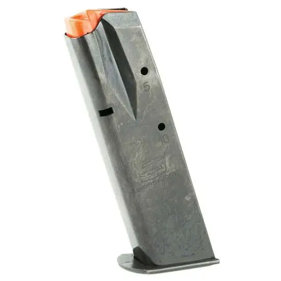SAR B6C 9mm 10-Round Magazine - Black, Matte Finish, Steel Construction - View 2