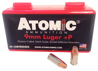 Atomic Ammunition 00409 Pistol Precision Craft 9mmLuger +P 124gr Bonded... - View 2