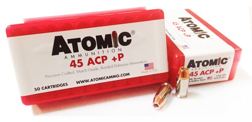Atomic Ammunition 00412 45ACP +P 185gr Bonded Match Hollow Point 50/Box - View 2