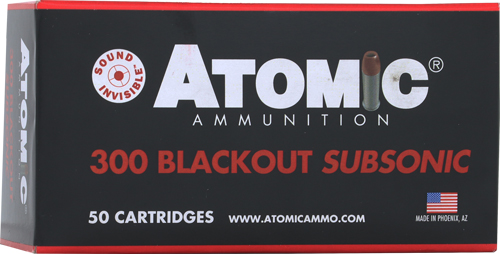 Atomic Ammunition 00465 .300 Blackout Subsonic 220gr HPBT 50 Rounds - View 2