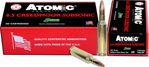 Atomic Ammunition 00476 6.5 Creedmoor 130gr Sierra MatchKing BTHP 20/Box - View 2