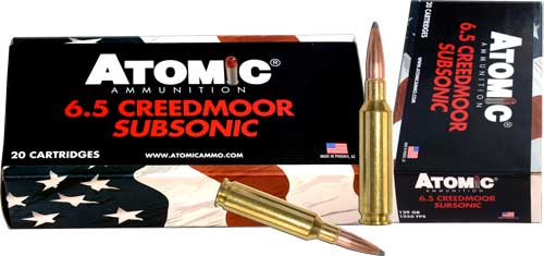 Atomic Ammunition 00482 6.5 Creedmoor 129gr JHP Subsonic 20 Rounds - View 2