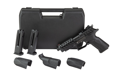 Grand Power 8588005808682 K22 X-Trim Mk23 22 LR 10+1 4.25" Black Barrel, Black Optic Cut/Serrated Slide, Black Steel Frame w/Beavertail, Interchangeable Backstrap Grip - View 5