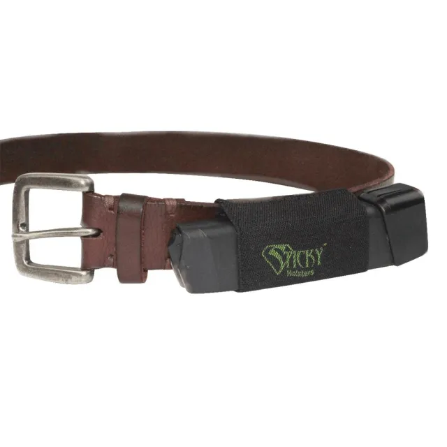 Sticky Holsters BS Belt Slider Black/Green Black Elastic - View 2